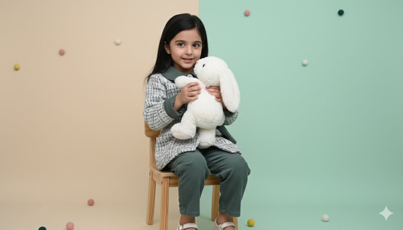 Zade Green Winter Party wear Set