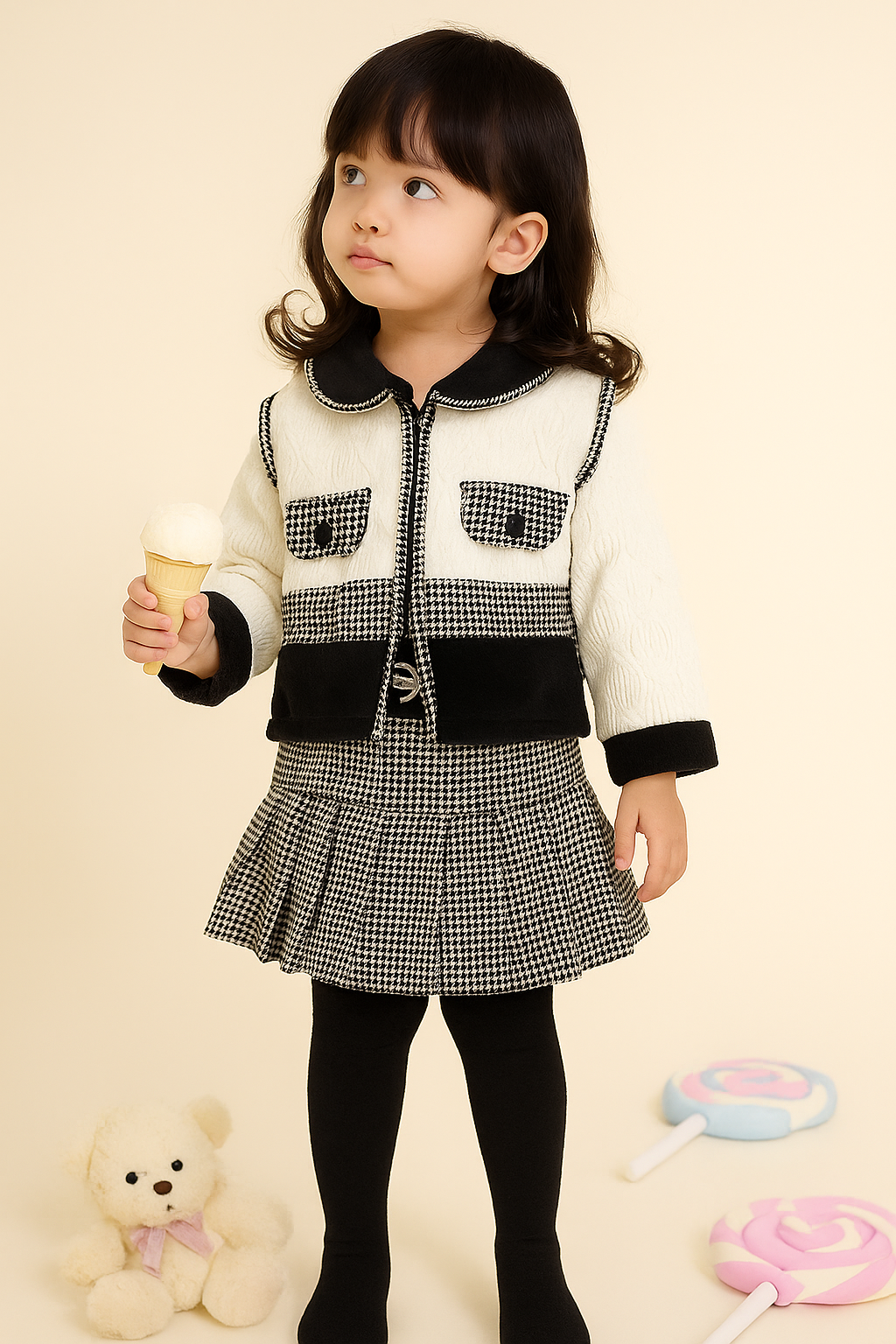 Jacket and Top with Leggings