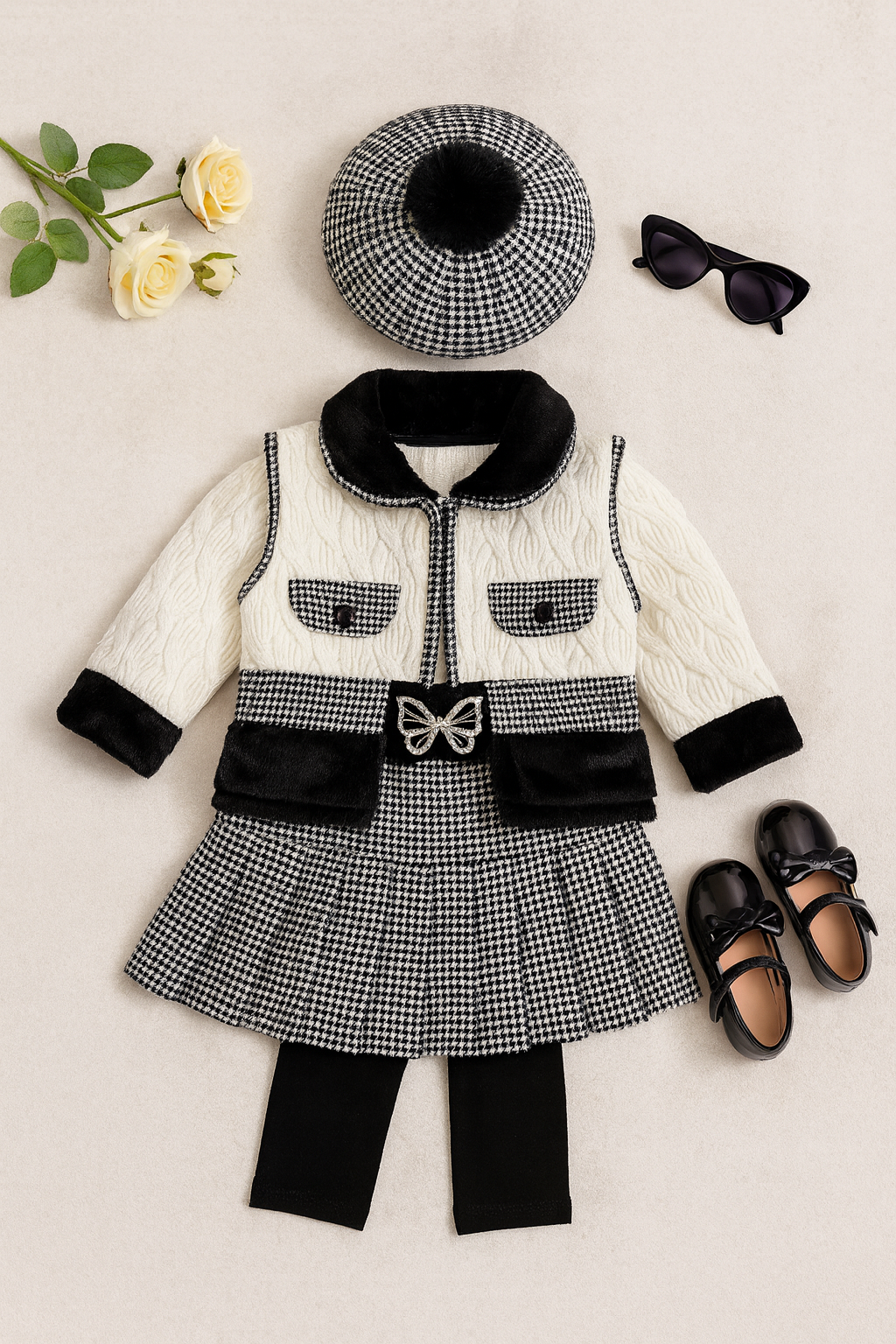 Jacket and Top with Leggings